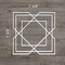 Ekena Millwork Extra Small Lakewood Decorative Fretwork Wall Panels in Architectural PVC, 7 3/8"W x 7 3/8"H x 3/8"T WALP08X08LWD - alternate 3